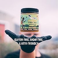 Vista 4 de REGGAE SPICE Condimento Jamaicano Curry Jerk Auténtica Salsa de adobo húmedo – Perfecto para carne de res, cerdo, pollo, mariscos y verduras – 11