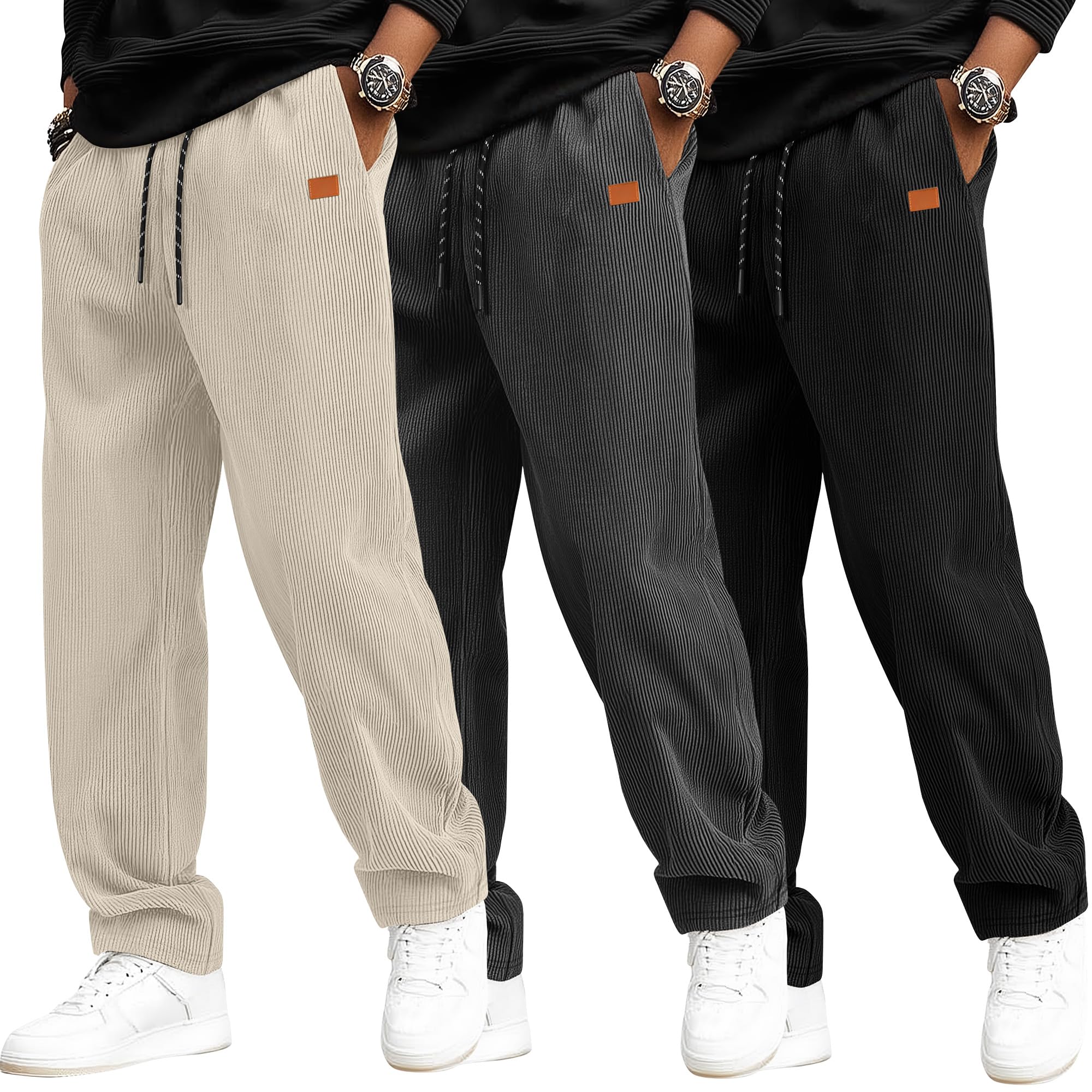 Neer 3 Pack Men's Corduroy Pants