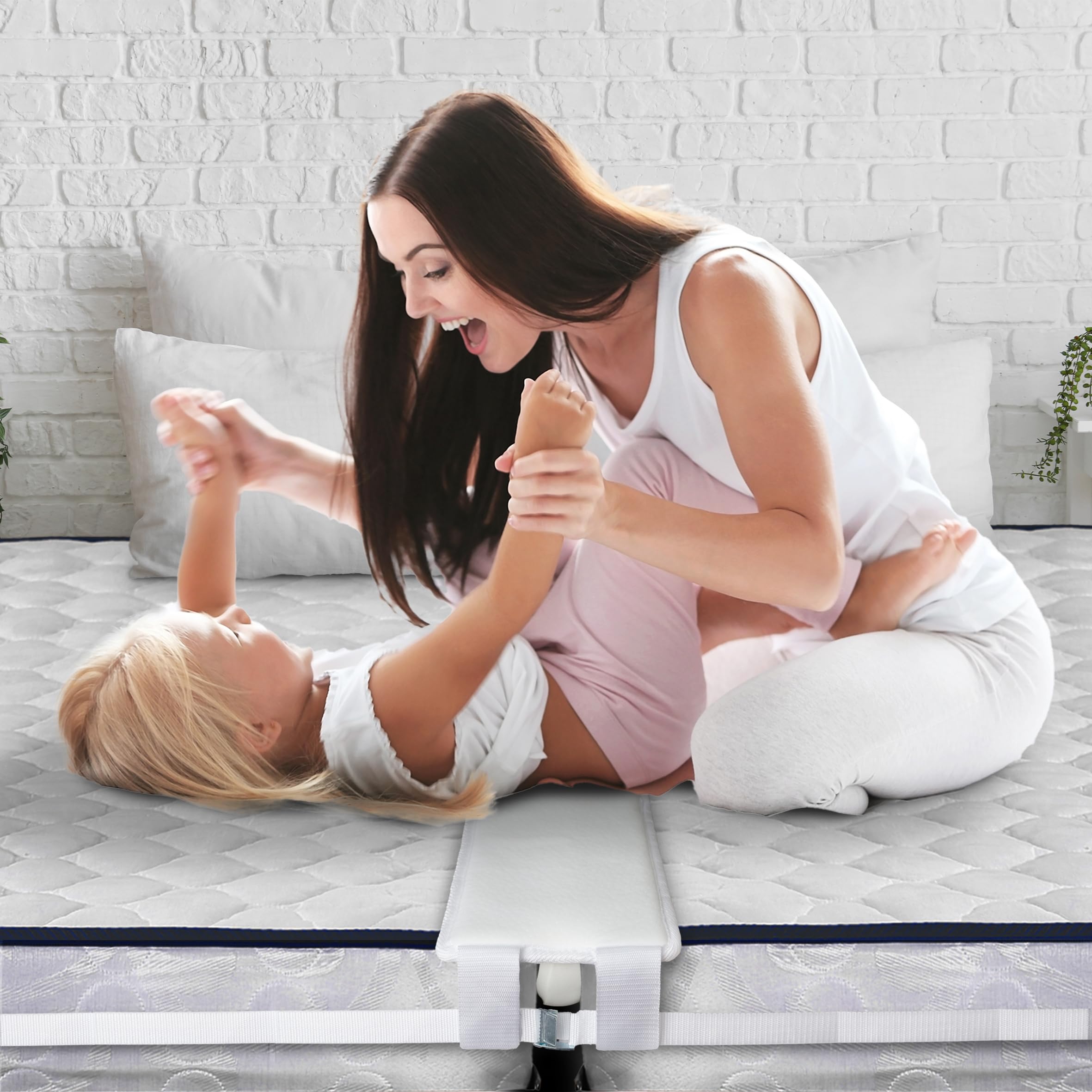 C CRYSTAL LEMON 10-inch Bed Bridge: Transform Twin XL to King with Our Deluxe Twin Bed Connector with Comfort, Anti-Slip Design