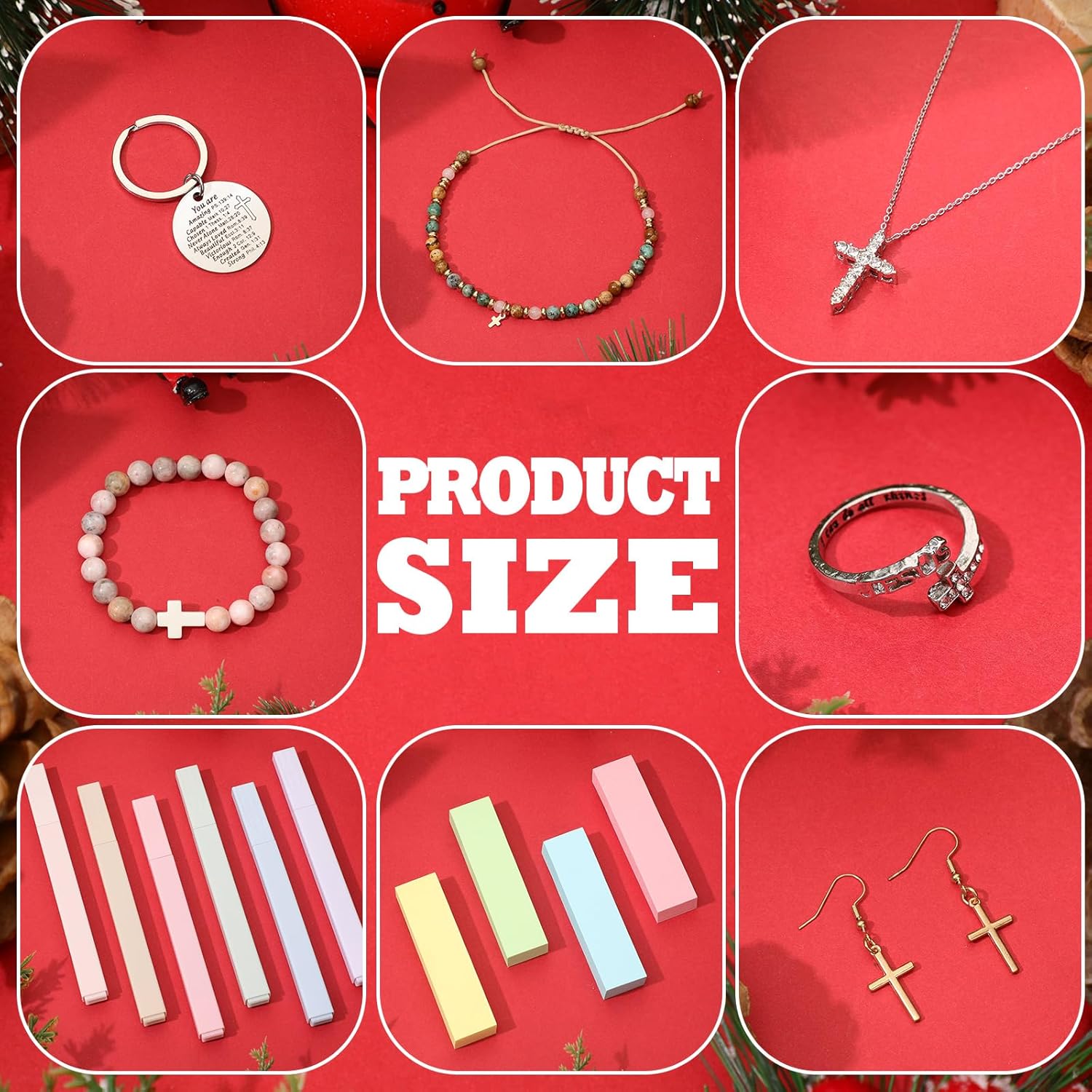 Advent Calendar 2025 Gifts Set for Women Adult 12 Days Christian Religious Faith Advent Calendar Gift Baskets Inspirational Spiritual Baptism Presents for Friend Mom Women Coworker - Image 2