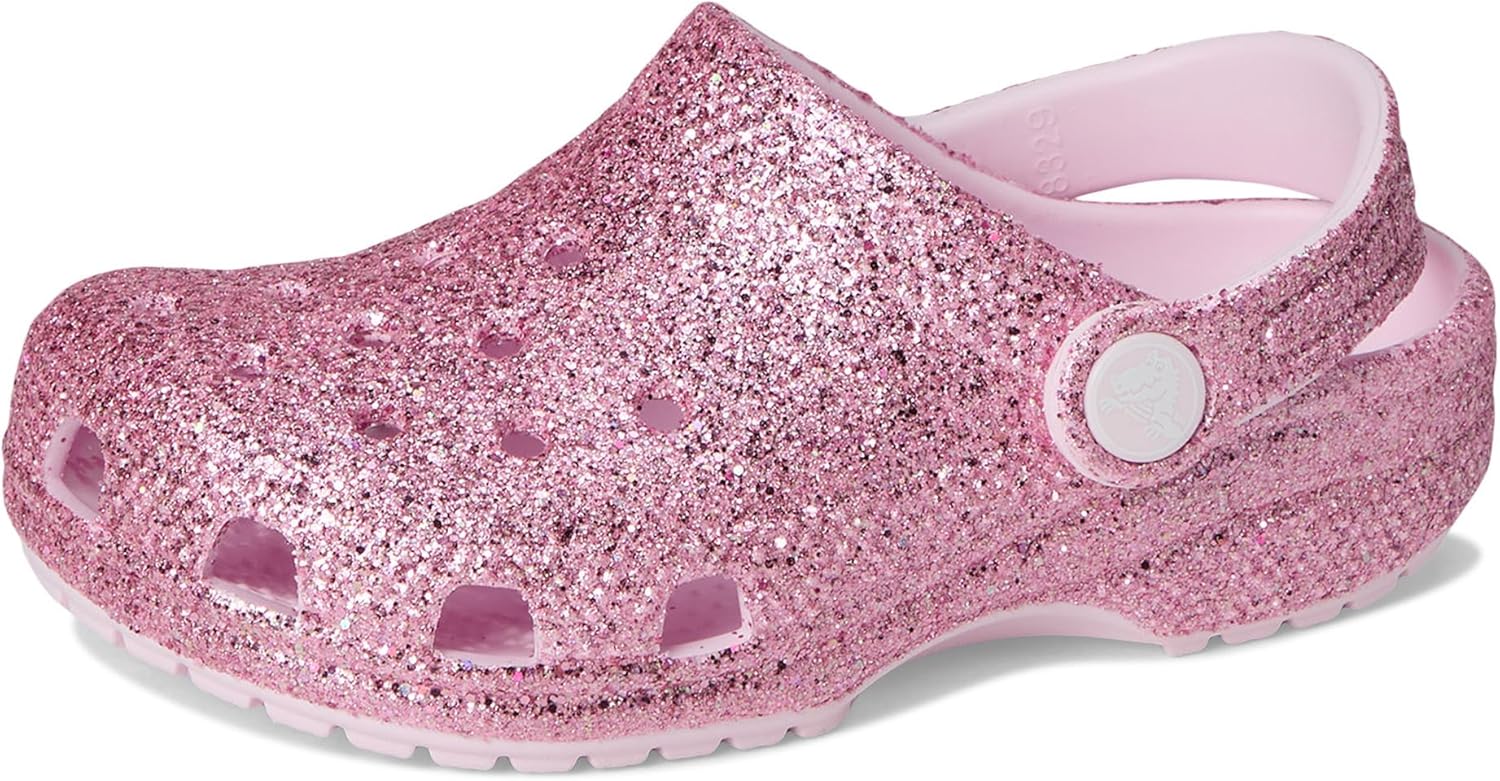 Crocs Kids' Classic Glitter Clog - Image 7