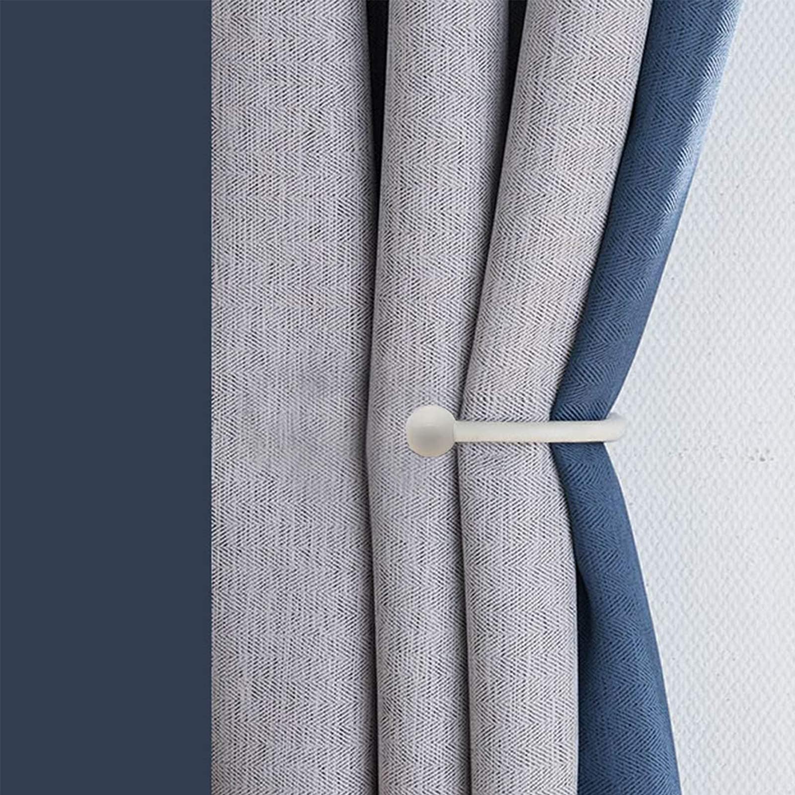 2 Ganci Fermatenda A U In Metallo Argento Con Viti – Fermacortina Da Parete – Risparmiano Spazio E Decorativi