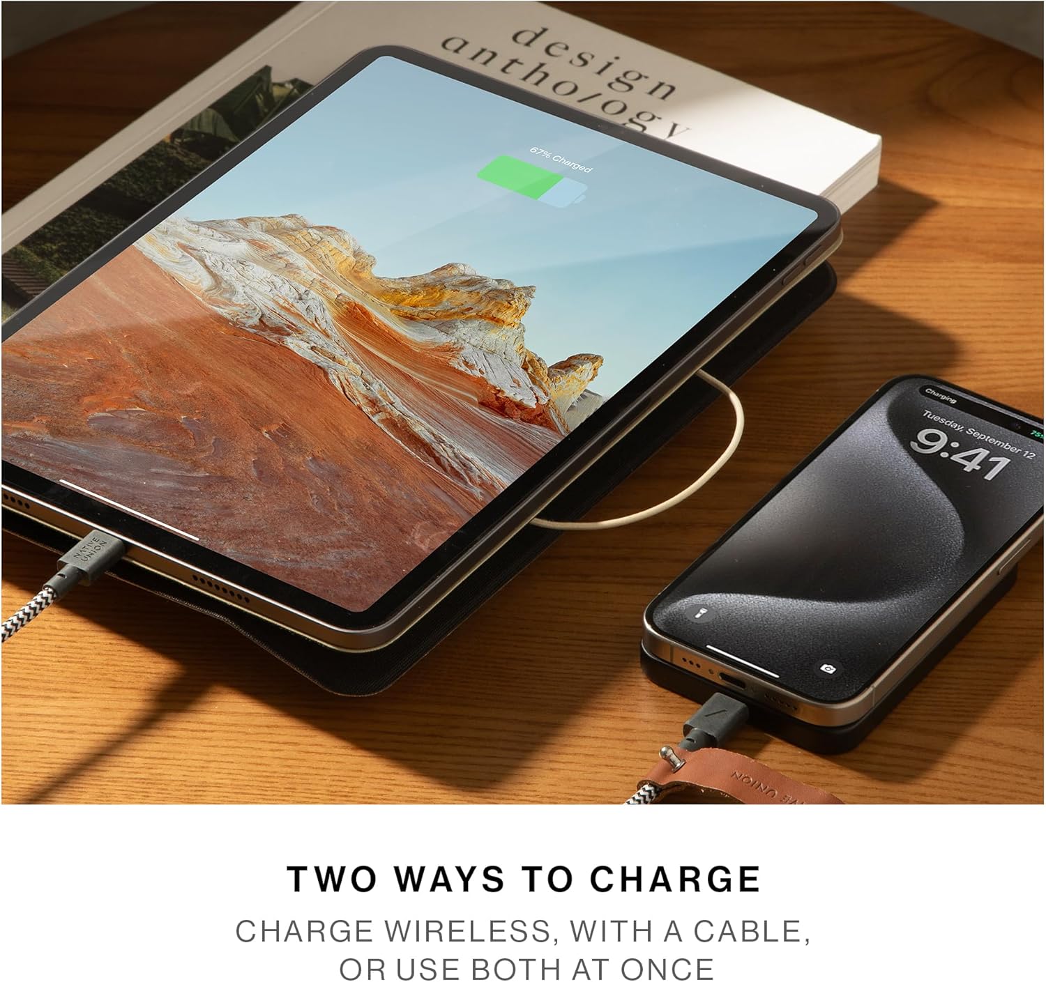 Native Union Active Power Bank | Magnetic - MagSafe Compatible 5000mAh 15W Portable Charger - USB-C Cable Included - Compatible with iPhone Air, 17, 17 Pro Max, 17e, AirPods Pro 3 & More (Black)