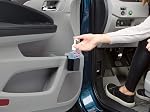 WeatherTech Door Pocket 8 oz. Hand Sanitizer Holder – in-Car Hand Sanitizer Sleeve Holder with Sliding Clip for Door Cards – Easy Access for Hand Sanitizing Purposes On The Go