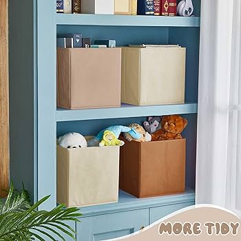 Amazon.com - Yinder 12 Pcs Cube Storage Bin 11'' Storage