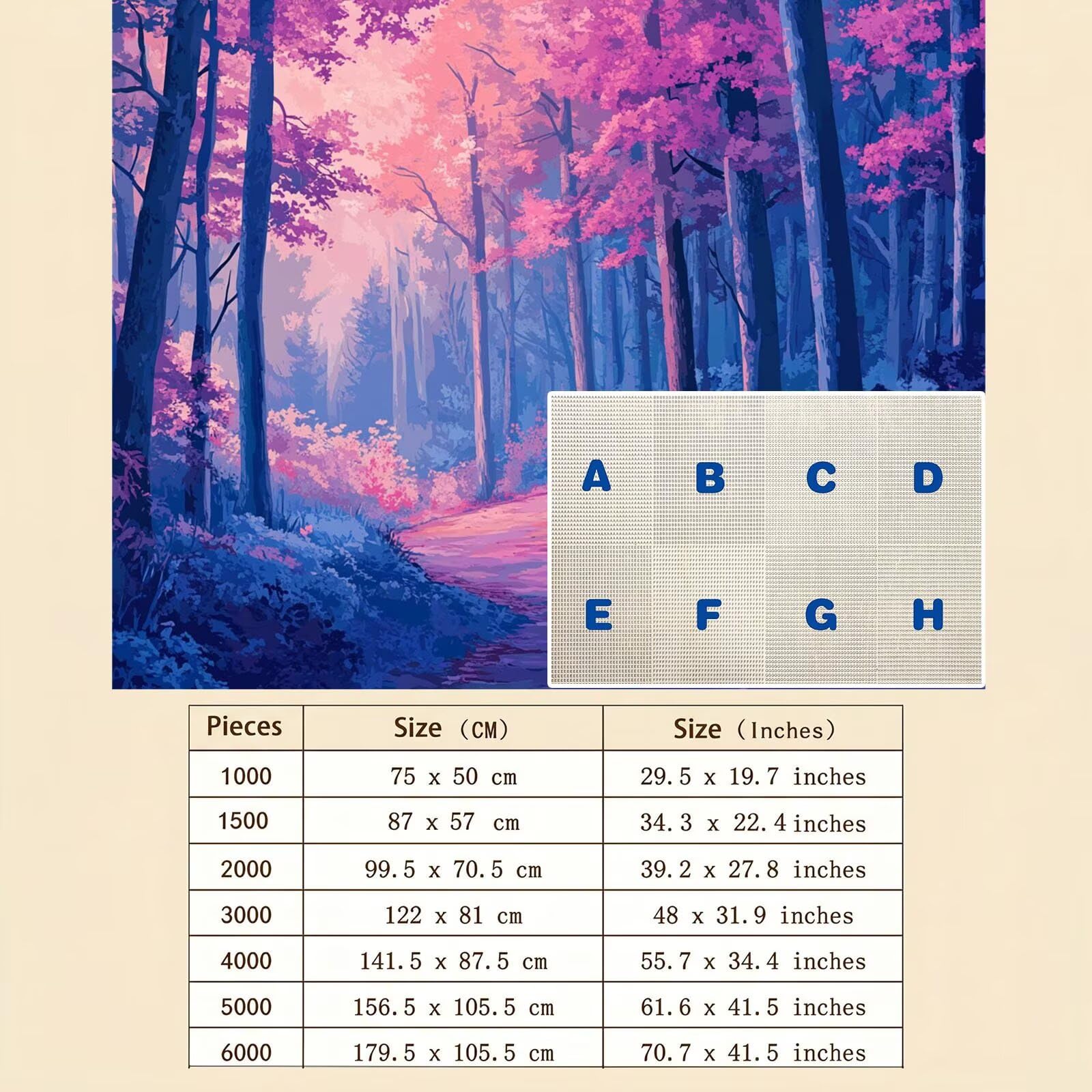 Cartone animato foresta Puzzle 1500 Pezzi per Adulti, Puzzle in Legno - Collezione Classica con Poster Incluso - Sfida di Concentrazione e Passatempo Antistress, Gioco per Famiglia, 87 x 57 cm f0-550