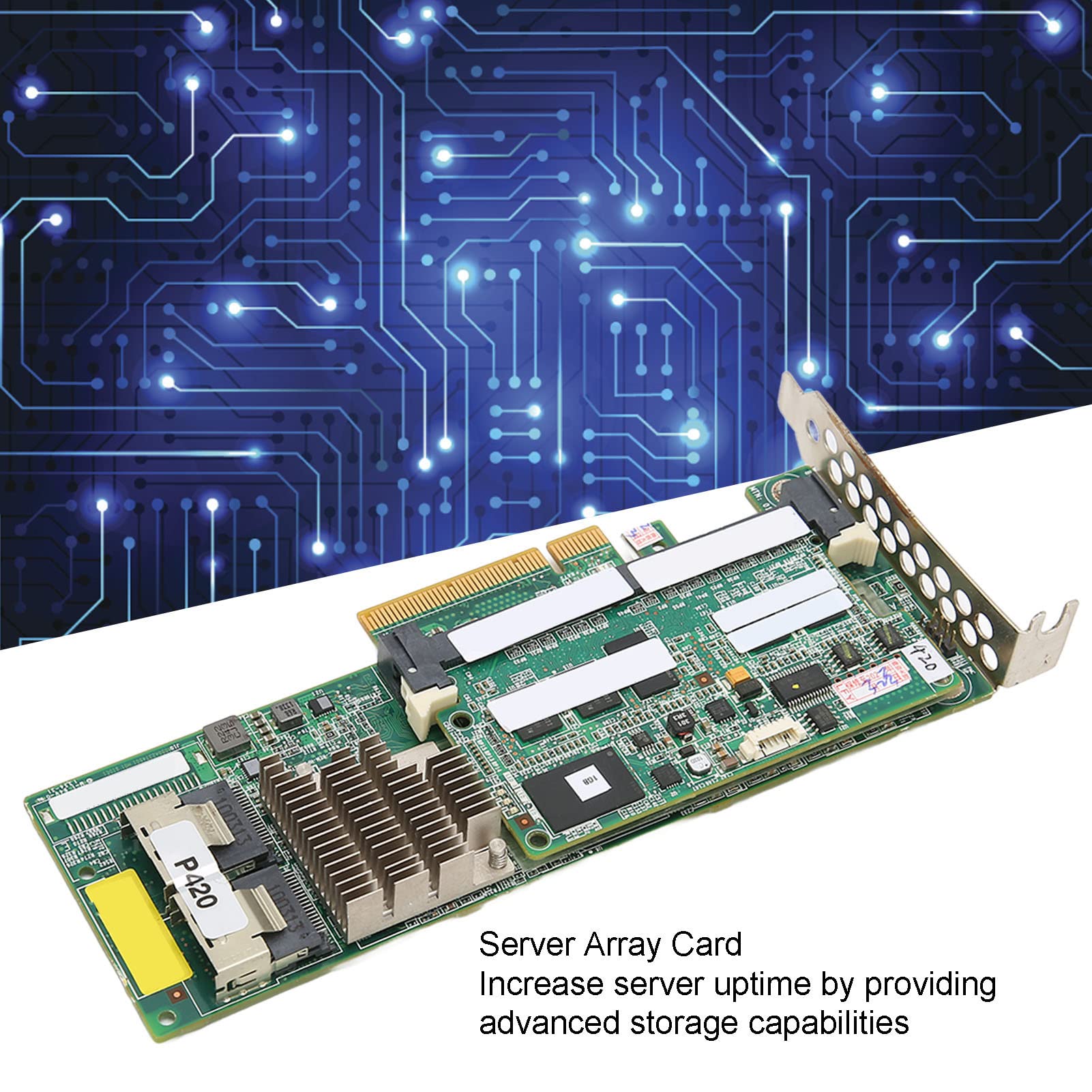 Generic Scheda Array Server P420 Adattatore di Archiviazione Avanzato Ad Alte Prestazioni per ProLiant Gen8 Durevole 1 GB FBWC 6 GB 2 Porte