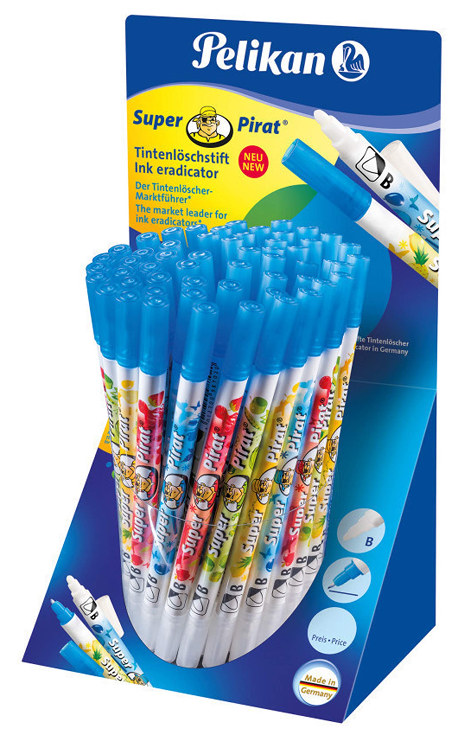 Pelikan Tintenlöscher SuperPirat (50 Stück, Löscher B)