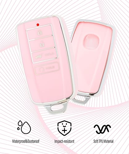 Miniatura 3 de Funda para llavero de automóvil con llavero, funda de TPU suave para llave de automóvil, soporte protector para llave de automóvil, protector de