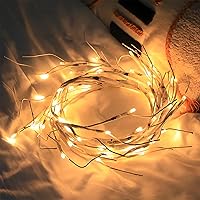 Vista 1 de Lighted Birch Garland 6FT 48 LED Battery Operated with Timer for Christmas Fireplace Mantle Table Decoration Indoor Outdoor Use