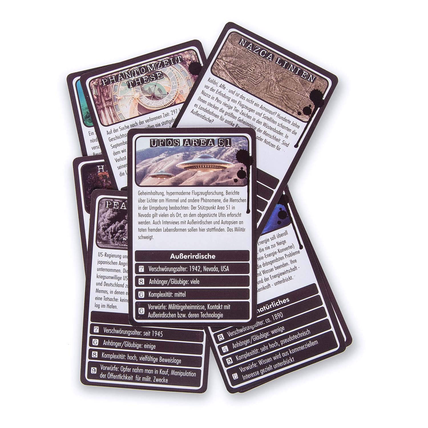 World Conspiracy Theories Quartet - The card game of the greatest conspiracy theories in world history GERMAN VERSION - Image 4