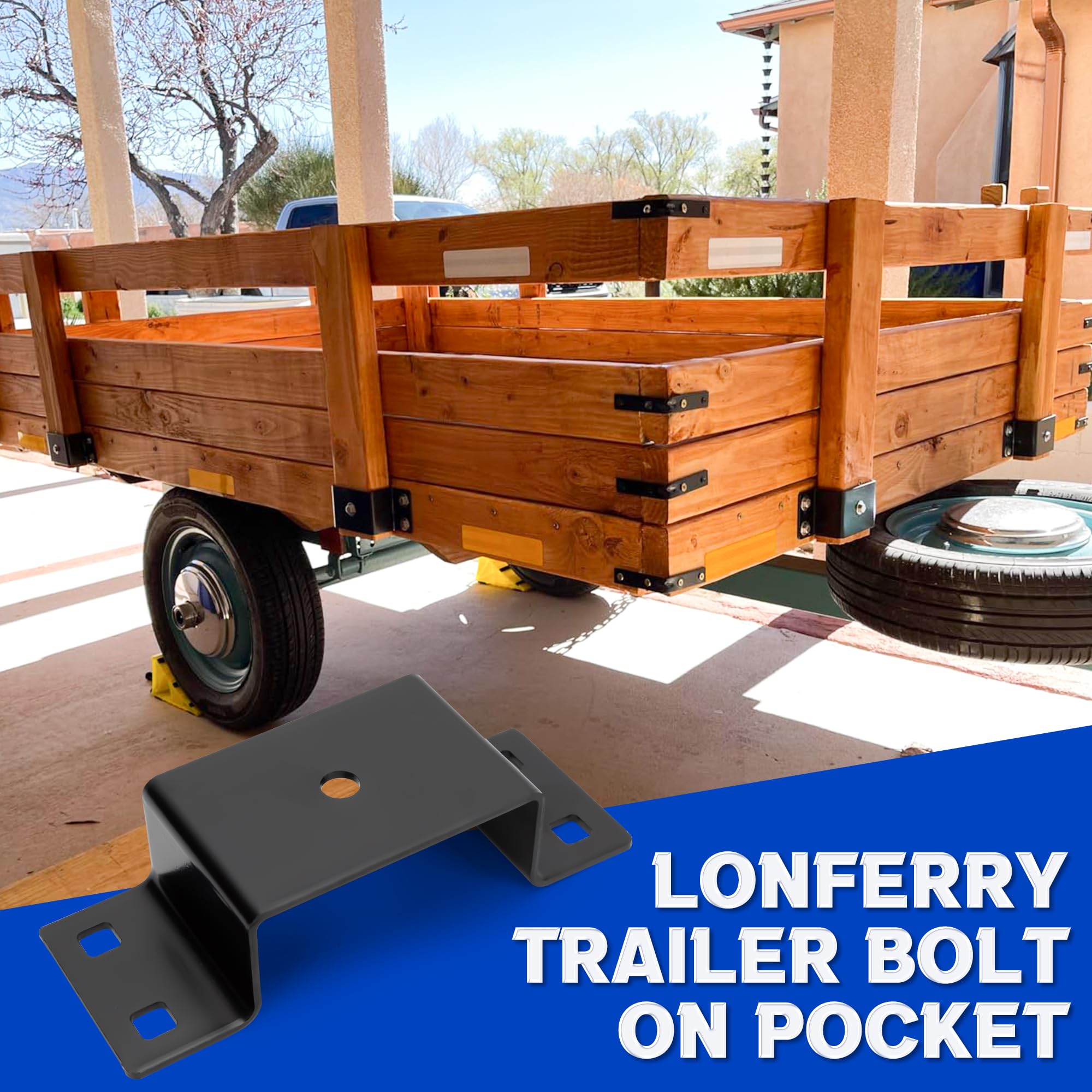 Lonffery Poche pour piquet, poches pour piquets de remorque - 12 pièces