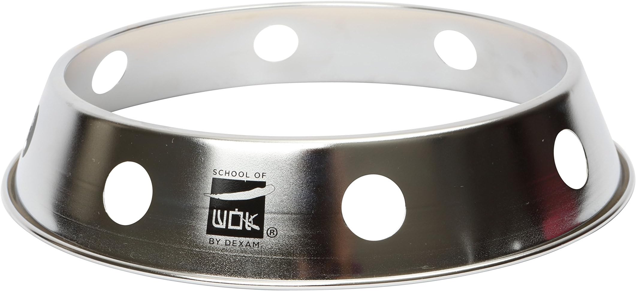 School of Wok - 10"/25cm Stainless Steel Wok Ring - To Use with Round Bottom Wok