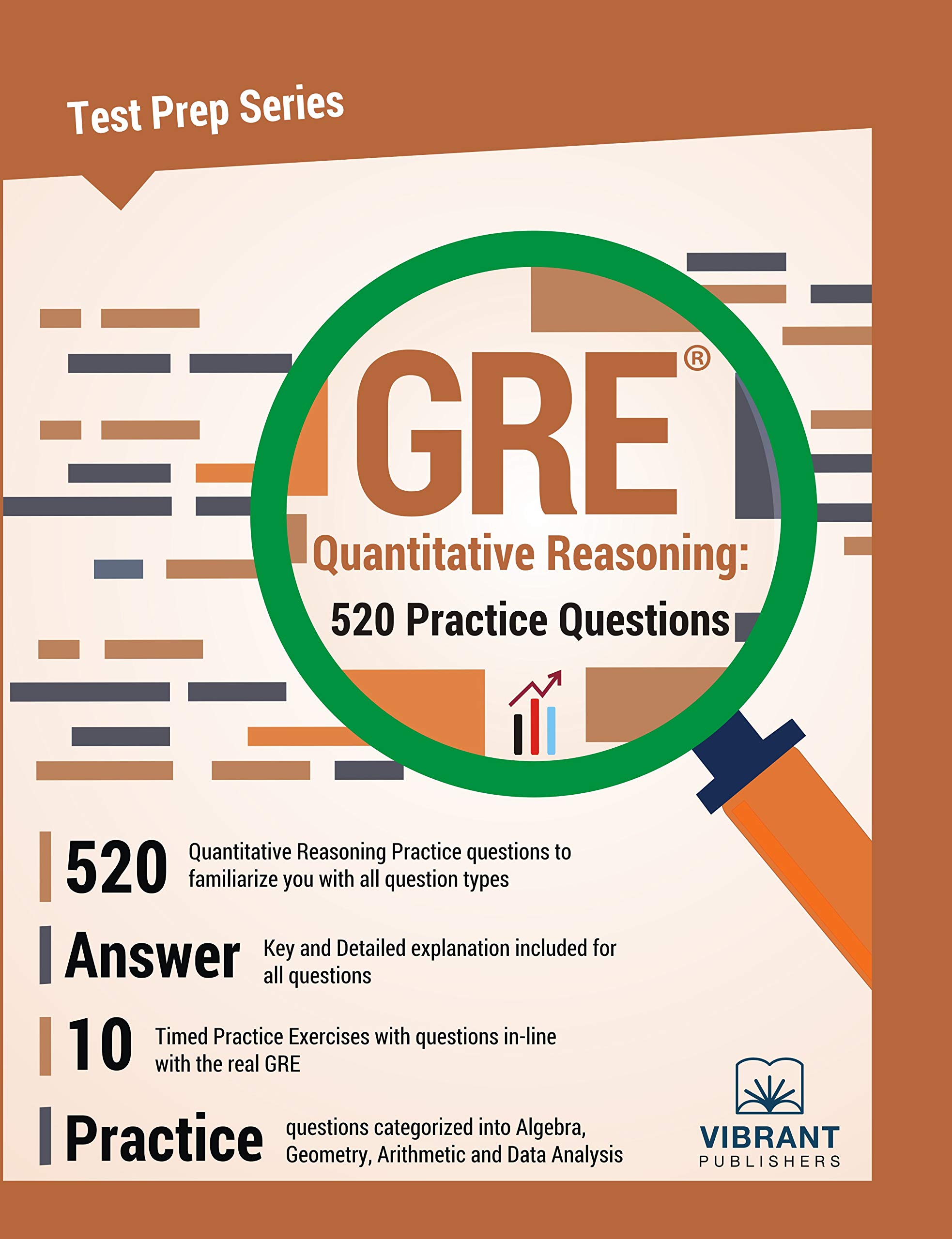 GRE Quantitative Reasoning: 520 Practice Questions: 15 (Test Prep Series)