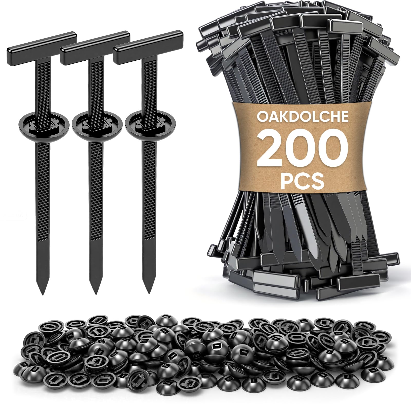 Amazon.com: 200Pcs Nylon Universal Cable Tie Buckle for Car, Heavy