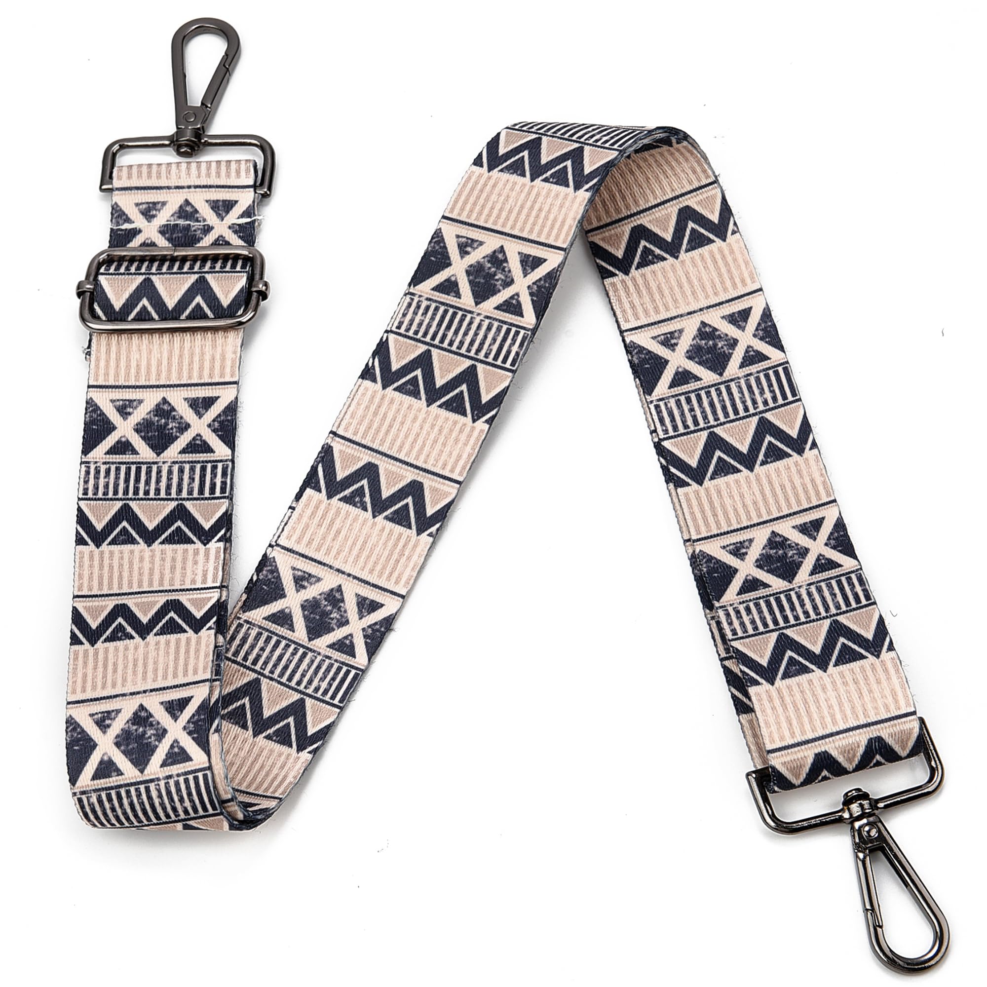 Purse Strap Gold Hardware Replacement Crossbody Bag Strap, Wide Adjustable Shoulder Strap