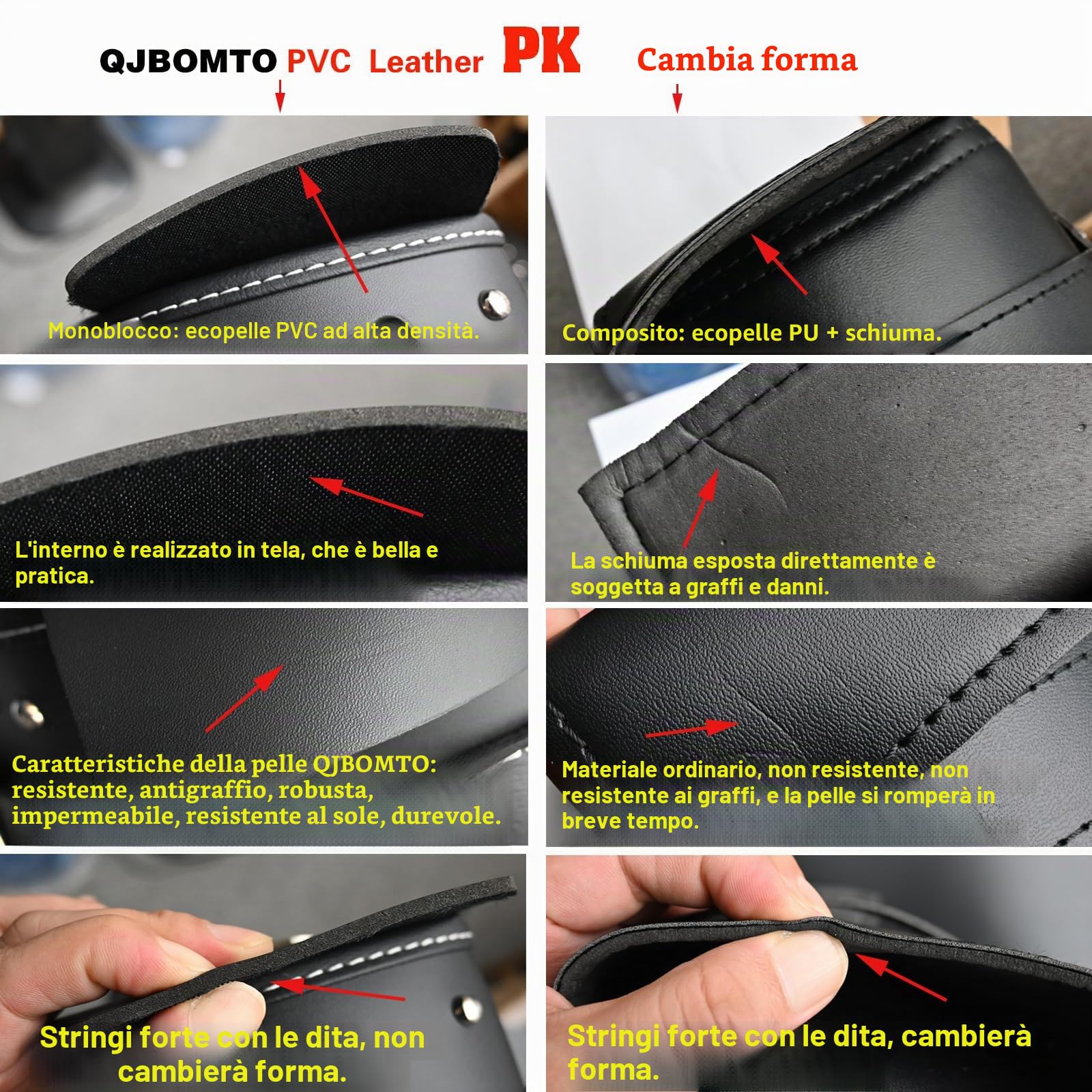 Borse laterali per moto - Borse laterali Softail in PVC e pelle per Harley Sportster, impermeabili, borsa basculante, borsa porta attrezzi laterale universale per moto, con portabicchieri (Destra)