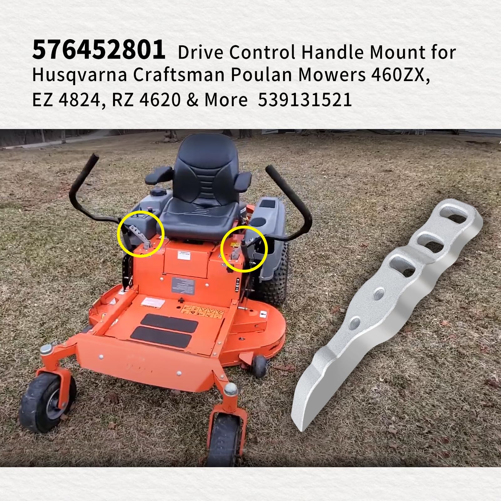 Amazon.com: XQK 576452801 Drive Control Handle Mount for Husqvarna 