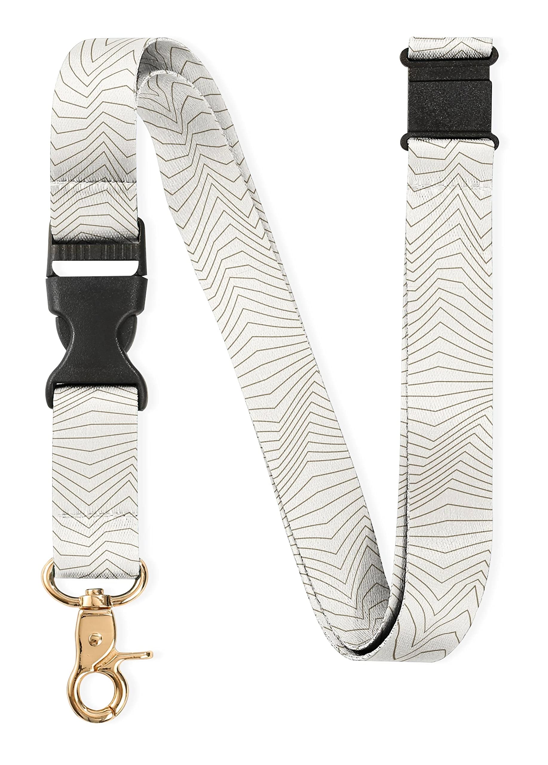 InnoBeta Neck Breakaway Lanyard for Women, Quick Release Safety Lanyards for ID Badges, Detachable Clip Keychain Lanyard