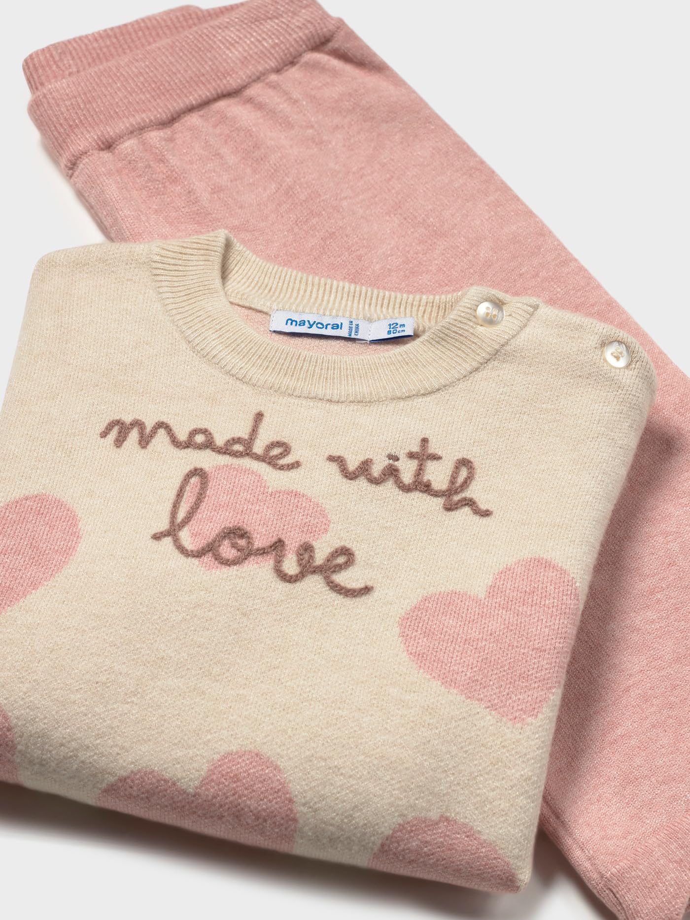 Mayoral Set Hose Trikot für Baby - Mädchen Rosa