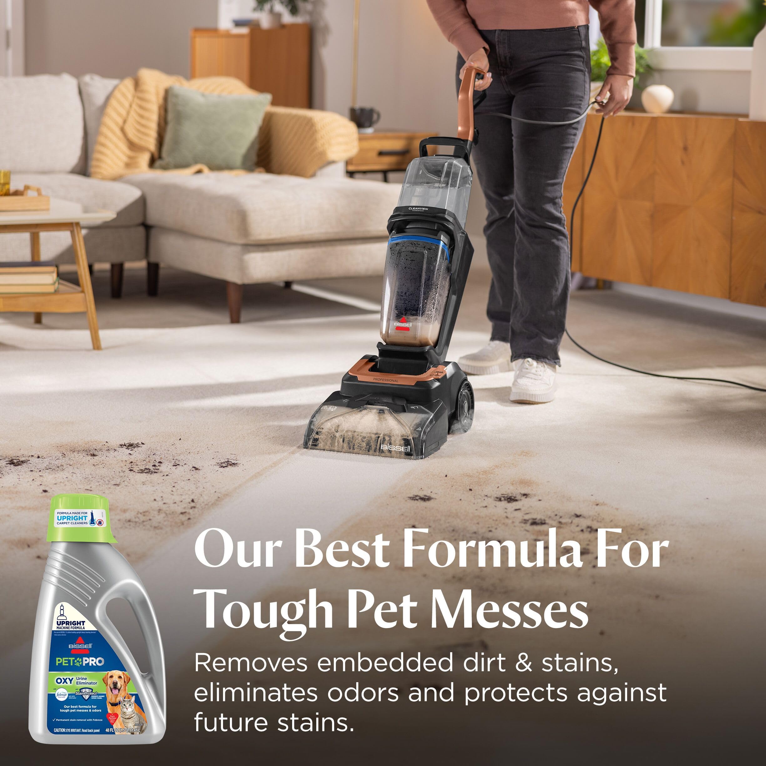 48oz Carpet Deep Clean Solution for Upright Carpet Cleaners U972