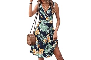 Lightweight Flowy Casual Summer Beach Luau Dresses for Women