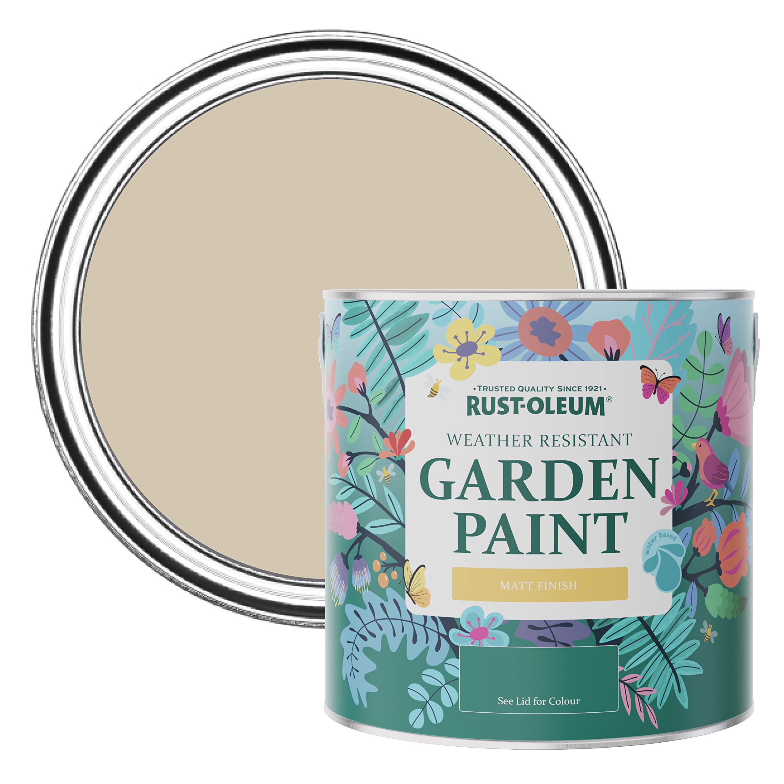 B&Q -  Butterscotch Matt Garden Paint 2.5L