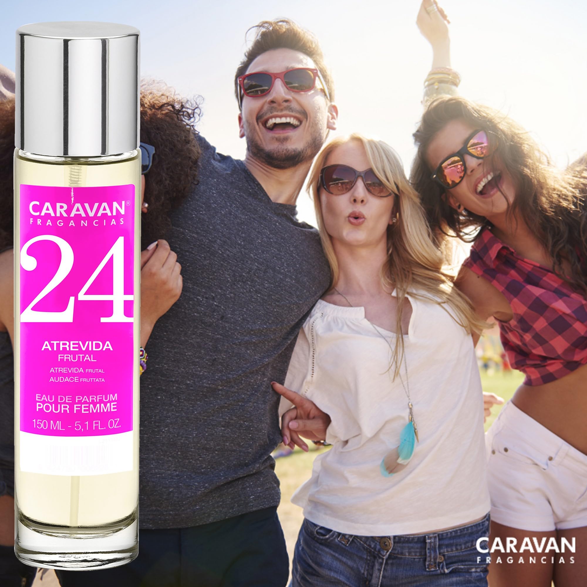Set de 6x 150ml Caravan perfume de mujer Nº24