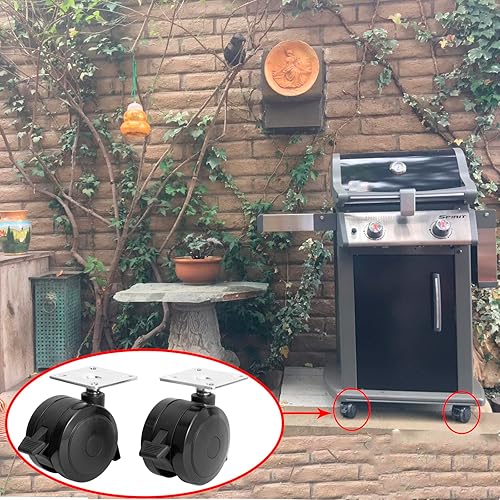 Miniatura 3 de 69828 Ruedas de repuesto para parrilla Weber Spirit 300 y 200 piezas de parrilla, para piezas de parrilla Weber Spirit E210 E220, piezas Spirit