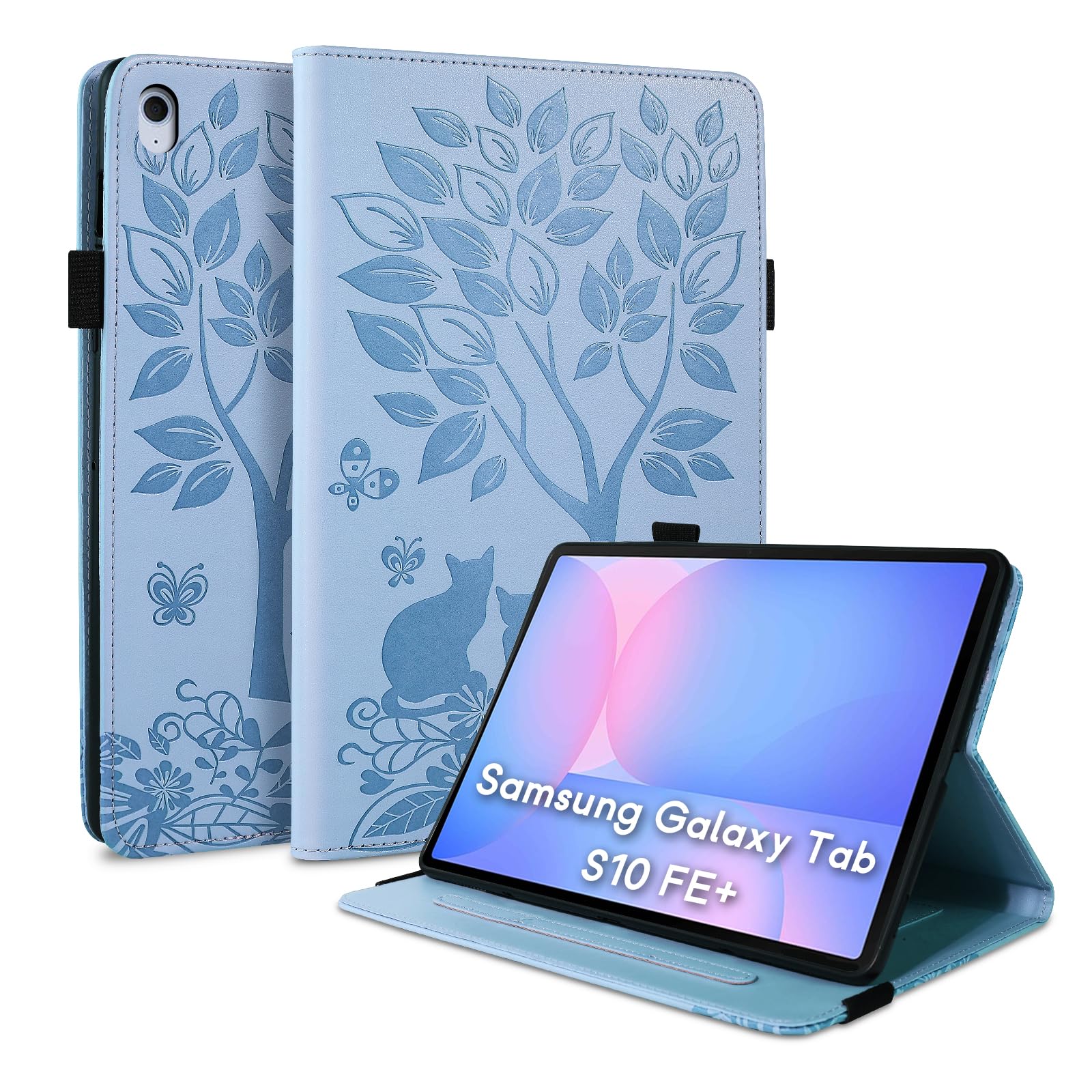 LSPCASA Samsung Galaxy Tab S10 FE Plus (13,1 inç) için kılıf, PU