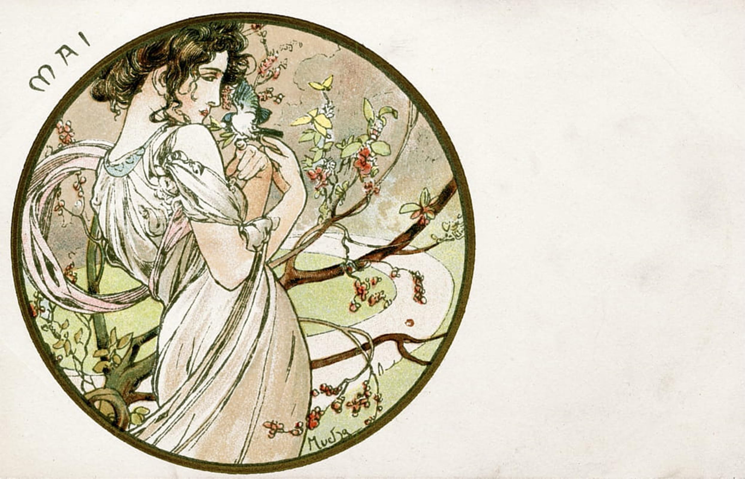 POSTERIIk Famous Print Pop Art Wall Art Graffiti the Slavic Harvest Festival by Alphonse Mucha Art Prints for Home Decor 60x90cm