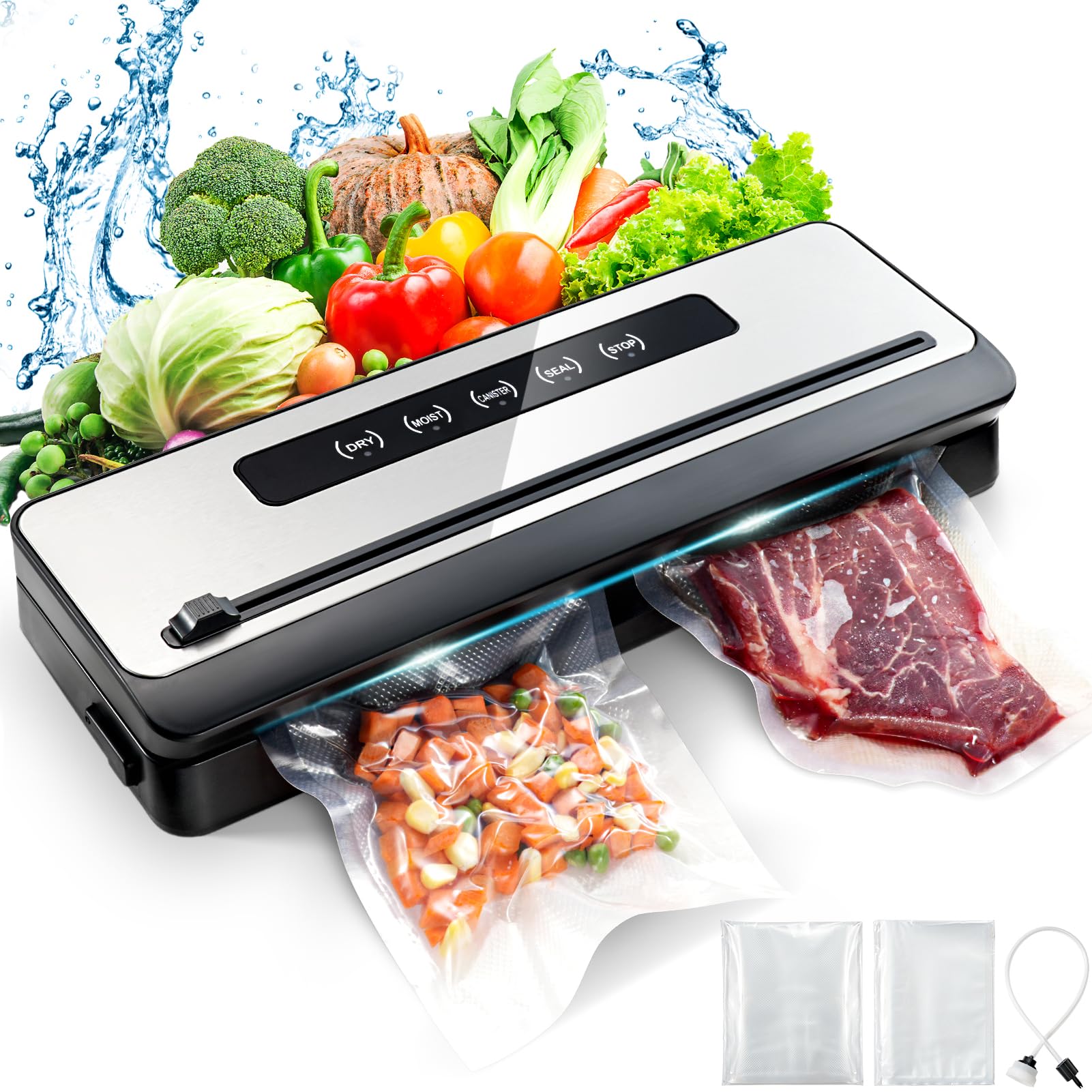 Amazon.com: 2025 Upgrade Vacuum Sealer for Food, 5 Fast