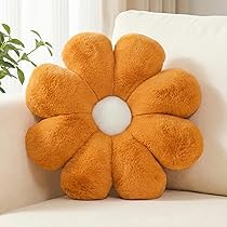 Aryan Cuscino da pavimento, Cuscino decorativo con fiori rosa, Bellissimo cuscino da terra, Cuscini decorativi preppy per camera da letto, divano, divano 38 cm (Marrone)