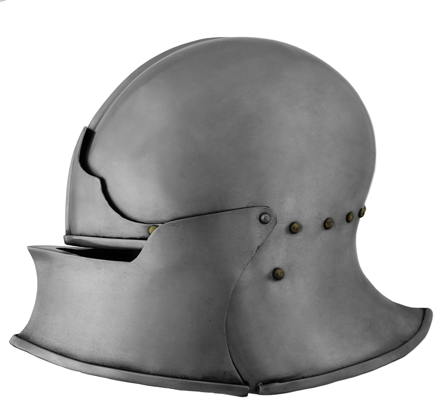 GDFB AB0452 14 Gauge Jaw Bone Visor Helmet, Large