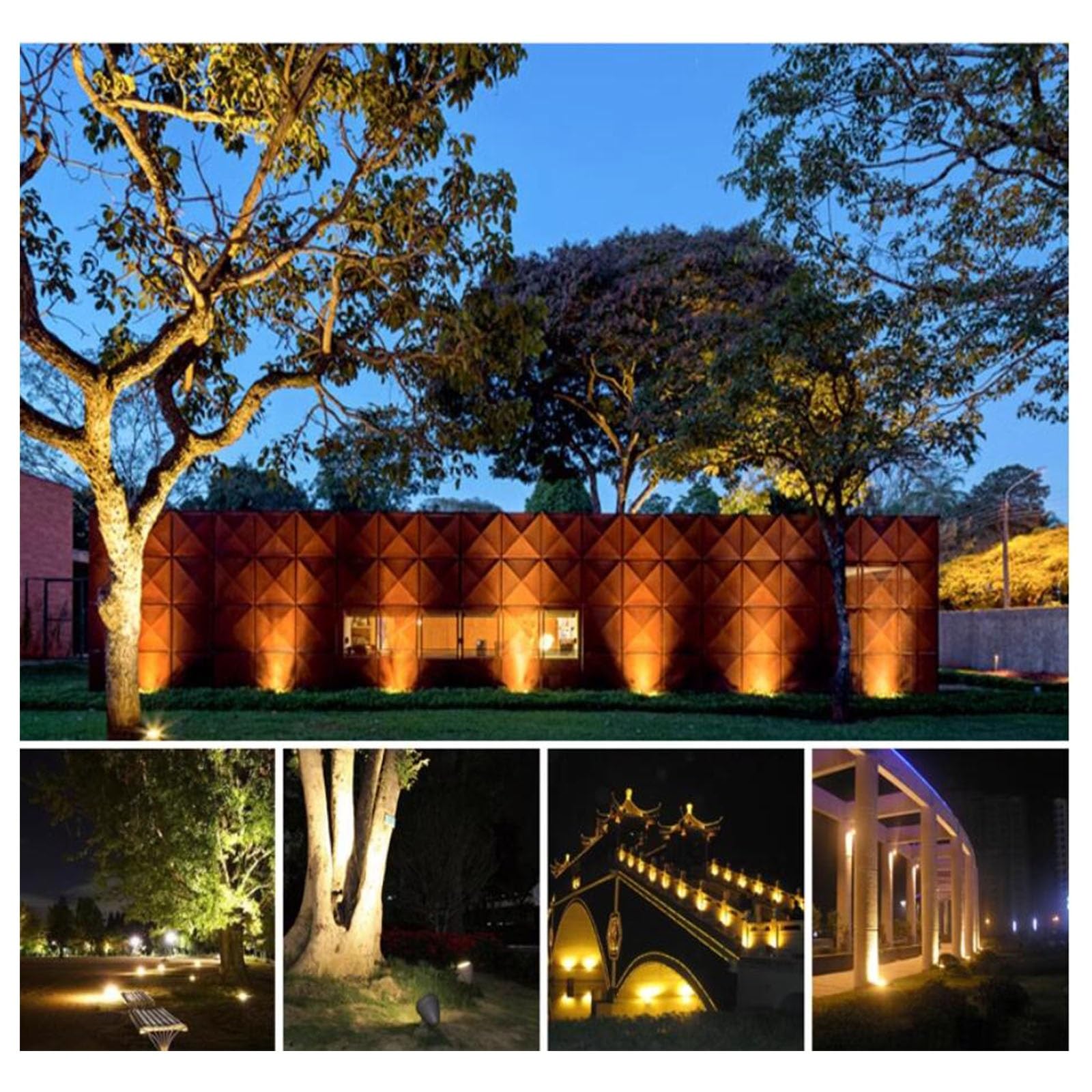 Focos Redondos For Exteriores - Focos Led Empotrables Exterior, Foco LED Empotrable De CA 220V, Luces Subterráneas Ultrafinas Impermeables IP65, Luz Enterrada For Patio De Jardín Al Aire Libre(White,2