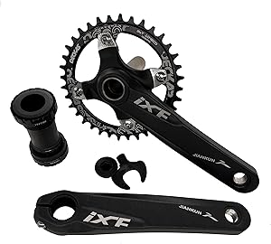 DECKAS Bike Crank Arm Set 170mm 104 BCD