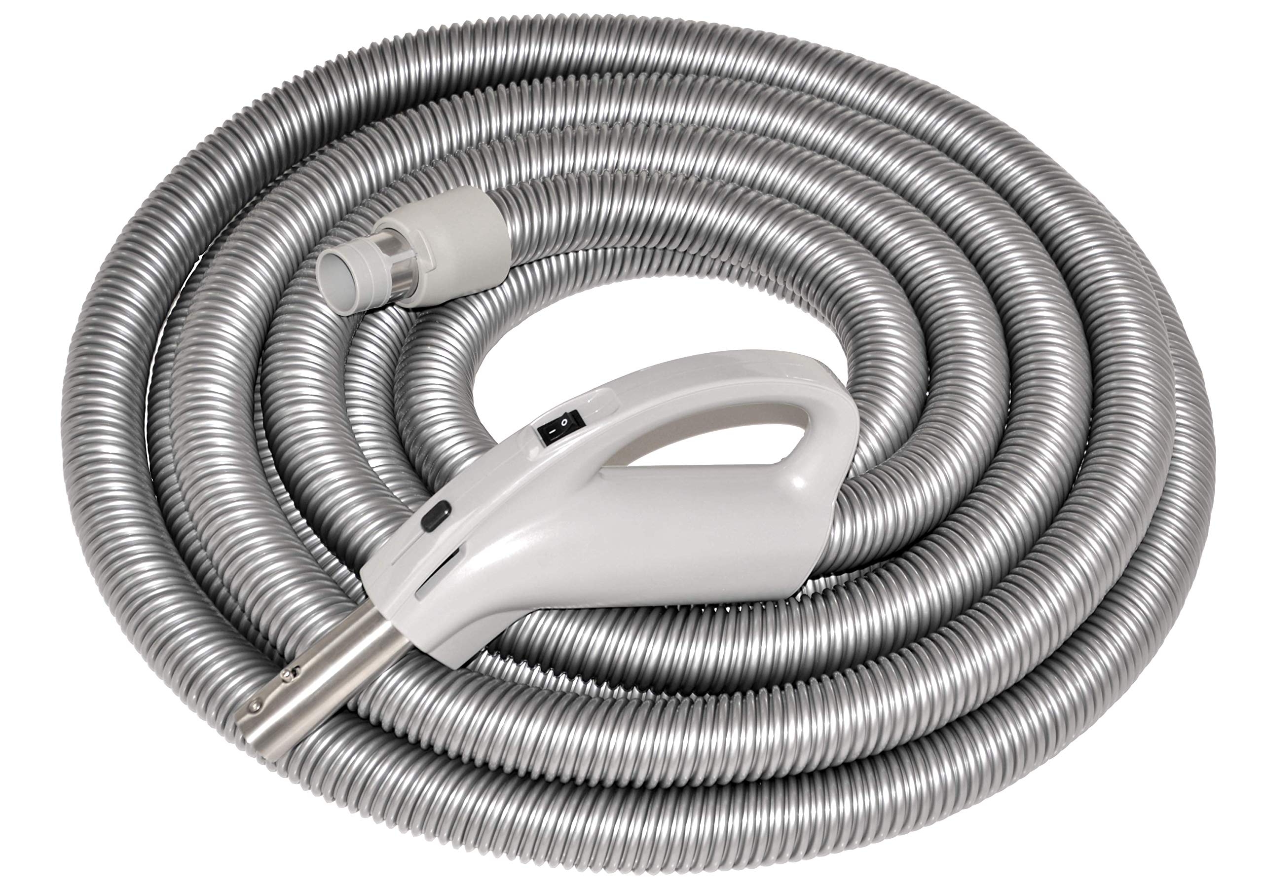 Genialvac Komfort Schlauch Ergonomic für Zentralstaubsauger, für die meisten Saugdosen verwendbar (Länge 12m)