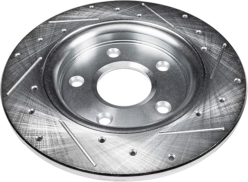 Miniatura 5 de Detroit Axle - Rotores de freno traseros perforados y ranurados de 10,31 ″ (10.315 in) - Grado de rendimiento para Hyundai Elantra, Velostar, Kia