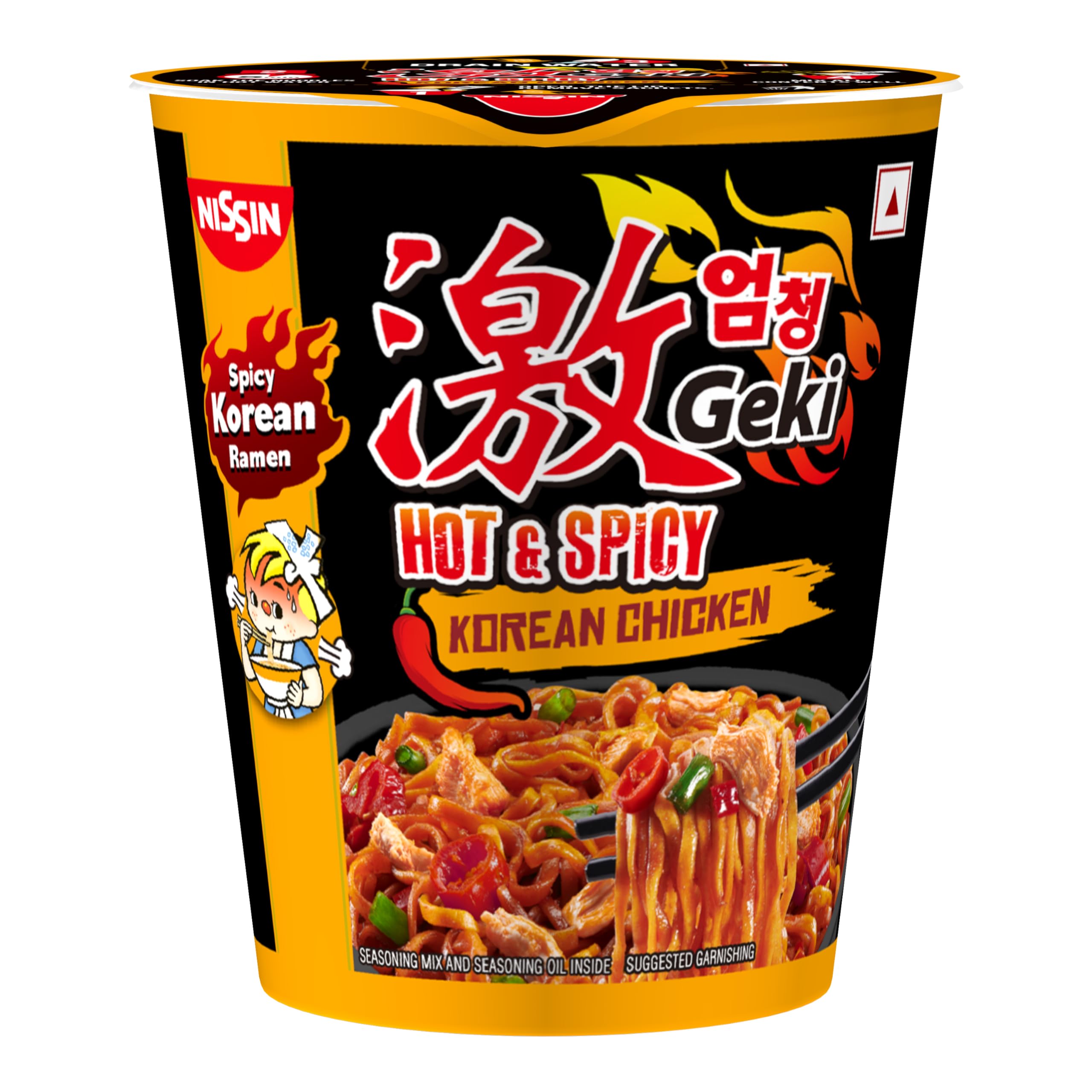 Geki Nissin Geki Hot & Spicy Korean Cup Noodles Chicken Flavor 70 Gm-picture-20