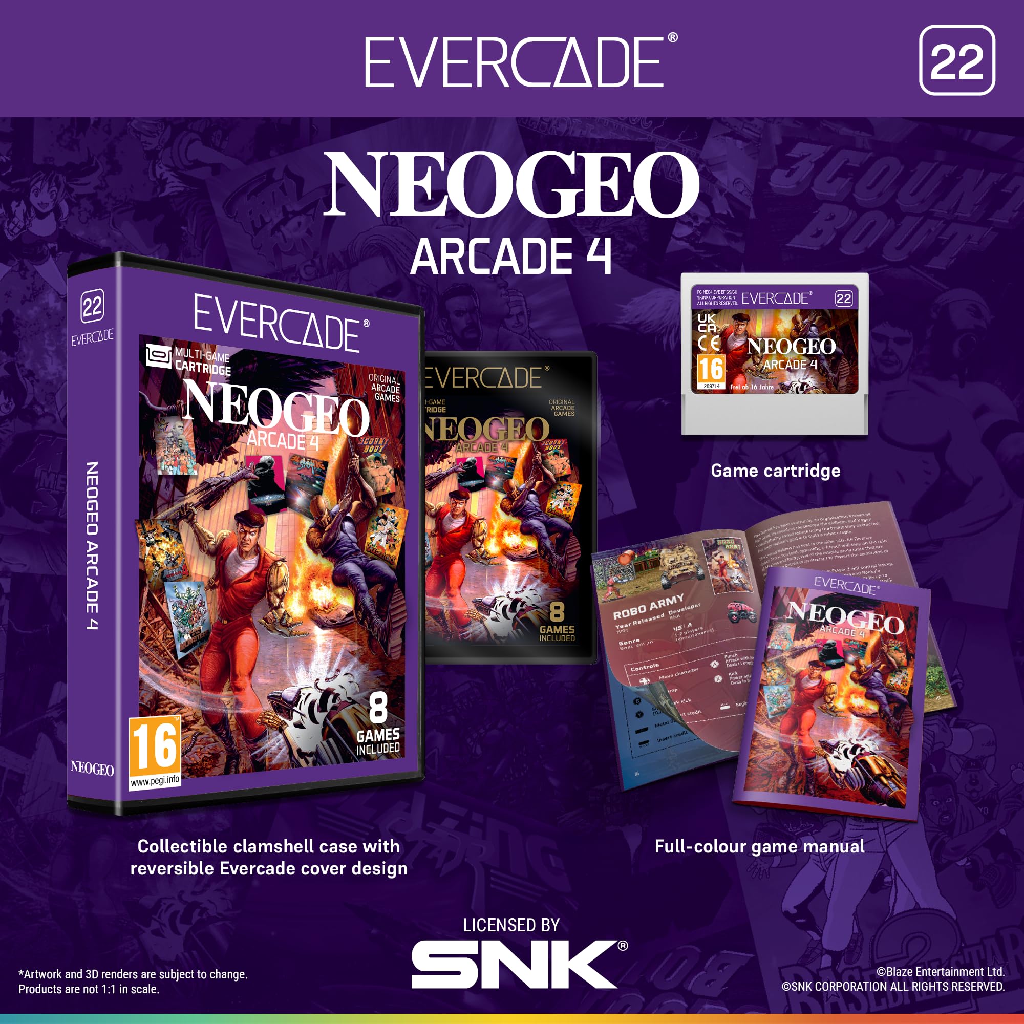 EVERCADE – Cartouche – NEOGEO Arcade 4
