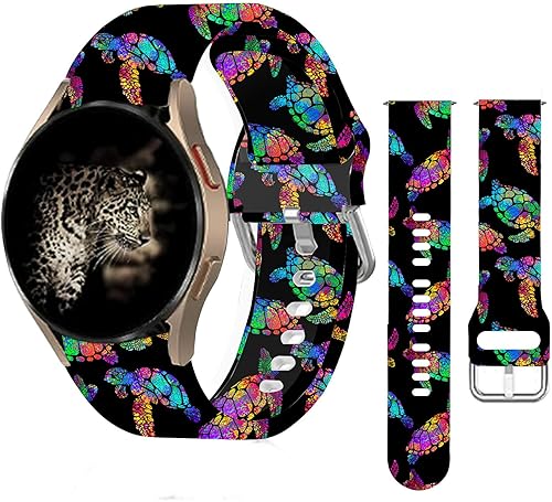 Correas deportivas de silicona de 0.787 in compatibles con Galaxy Watch 6Watch 5Galaxy Watch 4 1.575 in 1.732 inClassic 1.654 in 1.811 inWatch 3