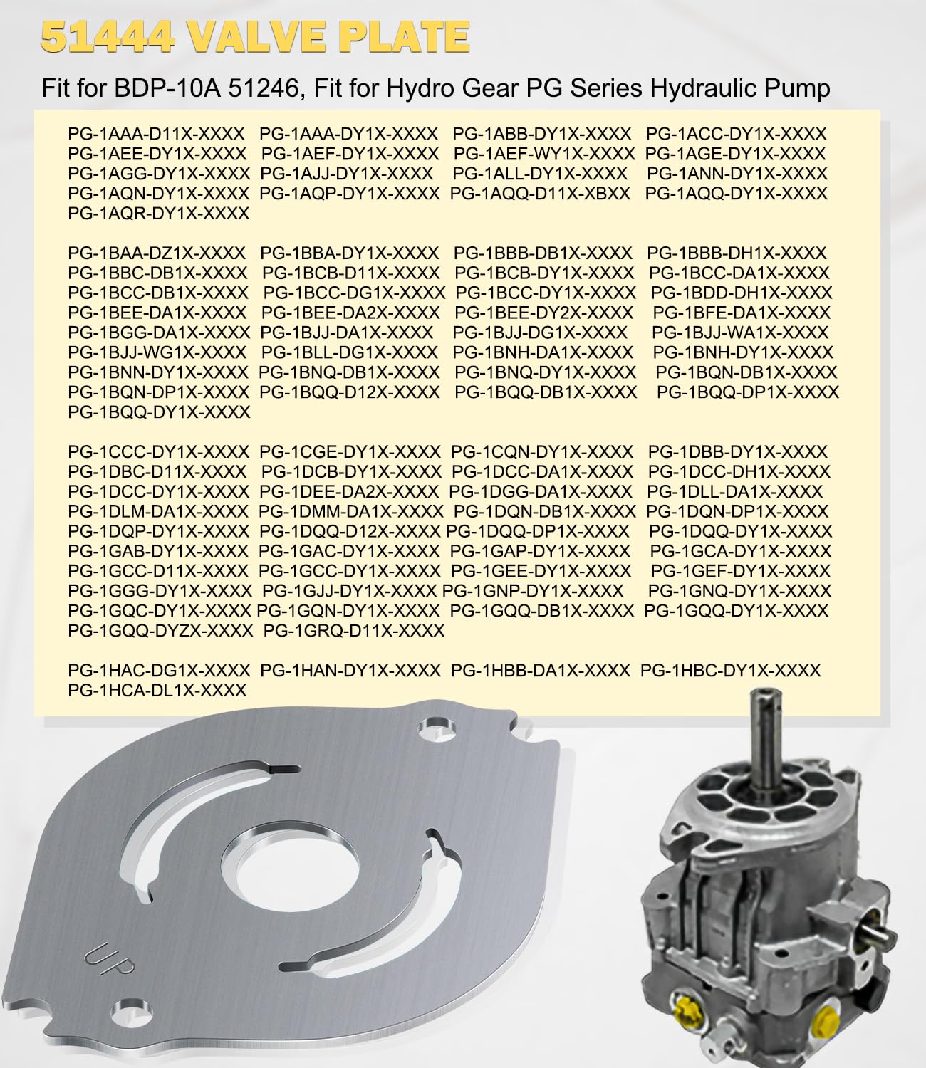 パーツ Gdd Amazon.com : 51444 Valve Plate Fit for BDP-10A 51246, Fit