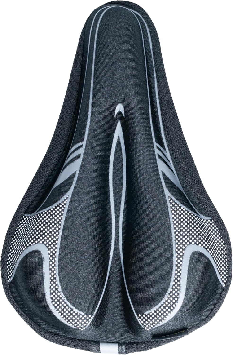 BraceUP Gel Bike Seat Cover for Women & Men, Padded Bicycle Seat Cushion with Extra Thick Silicone Sponge, Anti-Slip Design, for Stationary, Spin, and Indoor Cycling Bikes