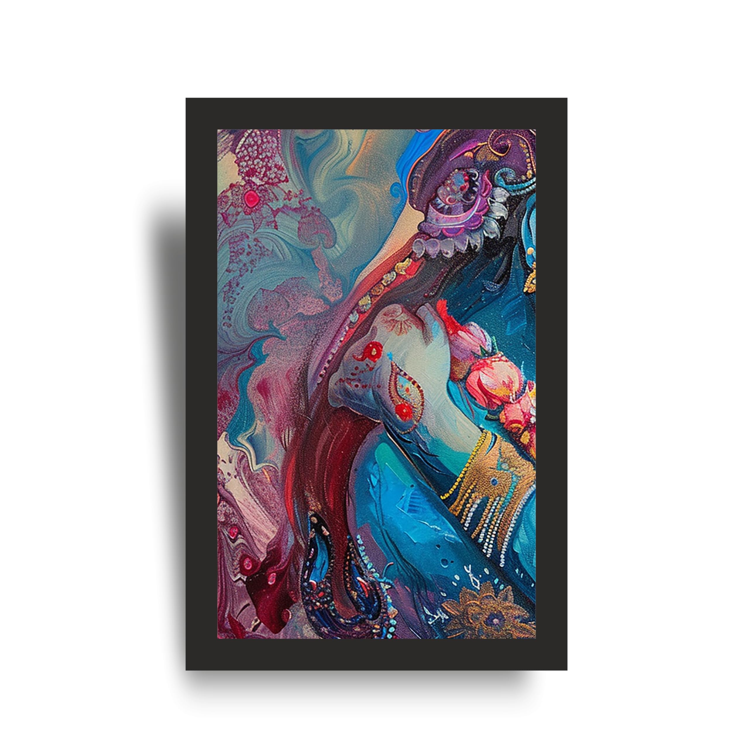 Radha Krishna Modern Art Wall Art Set of 3 – view 2