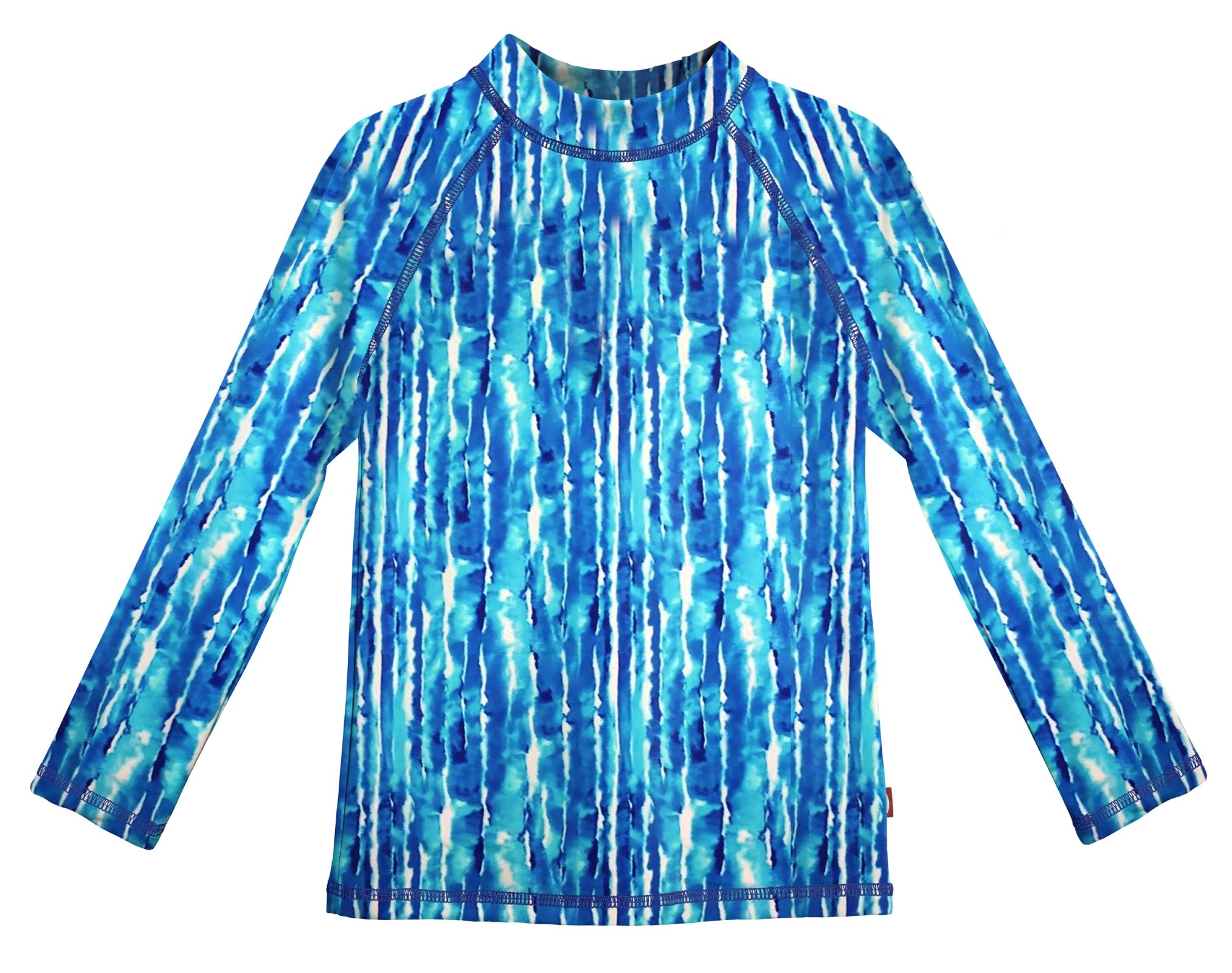 Long Sleeve Rashguard for Girls with UPF 50+ Sun Protection | White by City Threads