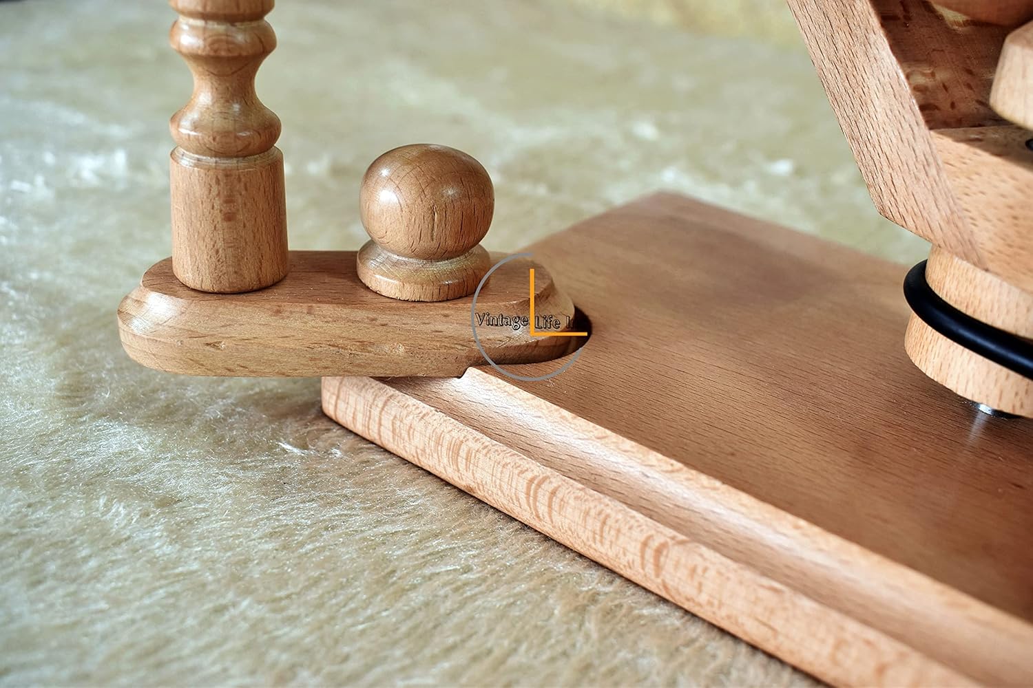 Handcrafted Wooden Yarn Winder and Swift Easily Wind Skeins into Center-Pull Balls for Knitting and Crocheting, Swift, Yarn, Wool and String Holder (Winder & Umbrella Swift)
