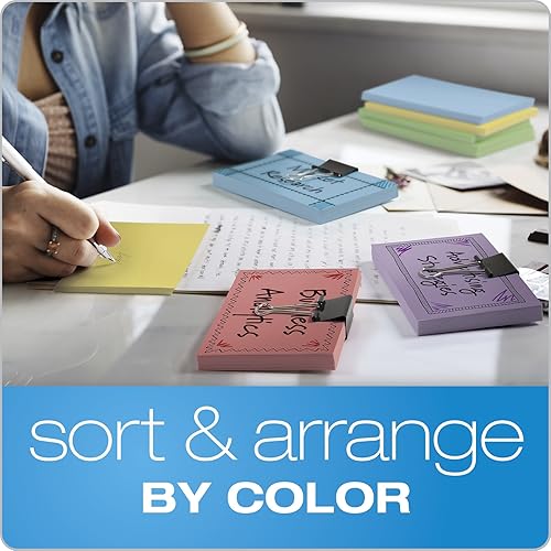 Miniatura 5 de Oxford - Tarjetas de índice de color en blanco, 4 x 6 pulgadas, canario, 100 por paquete (7420 latas) (paquete de 2)