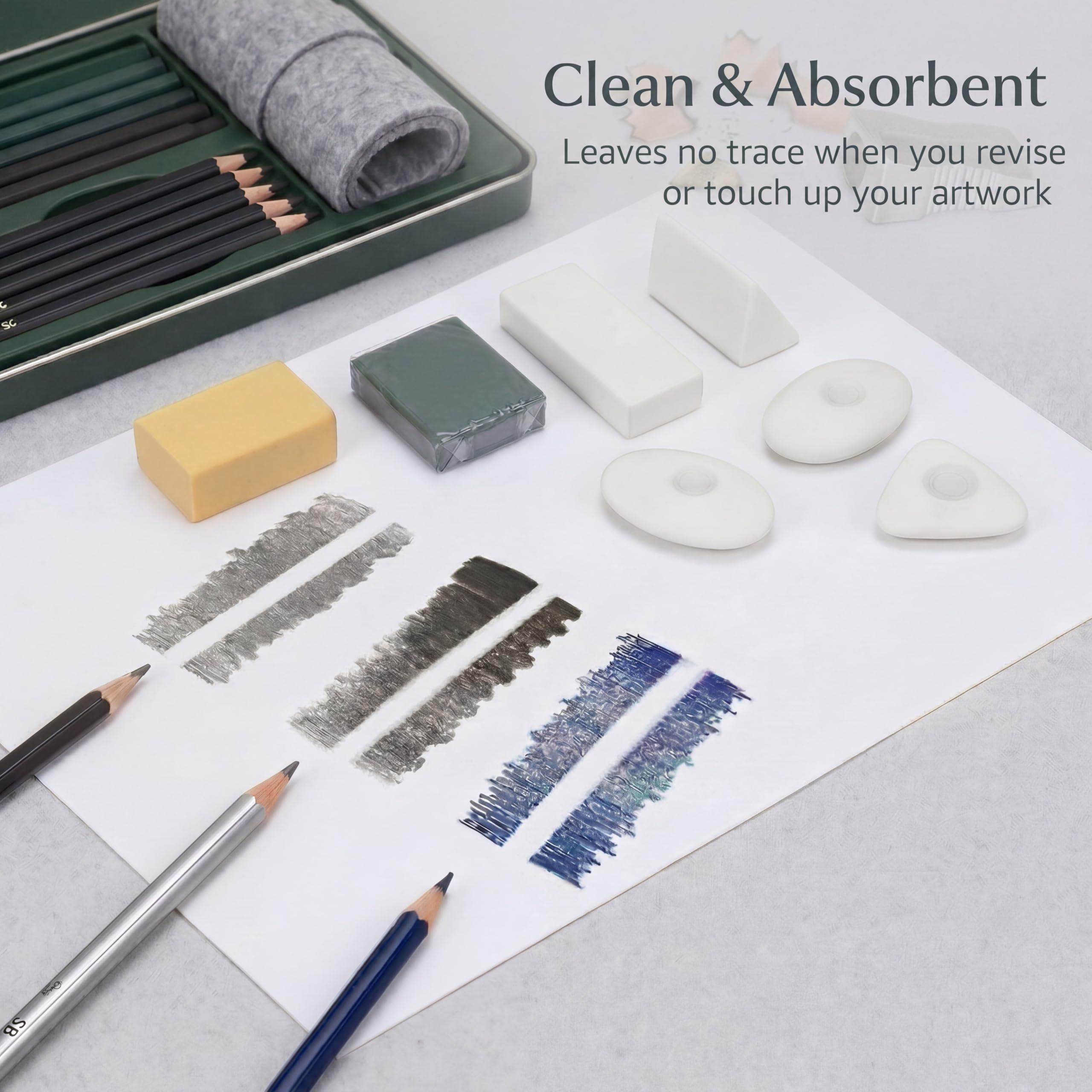 Outus Kneaded Eraser Set - Artist Drawing Tools -2 Outus Kneaded Eraser Set - Artist Drawing Tools -2