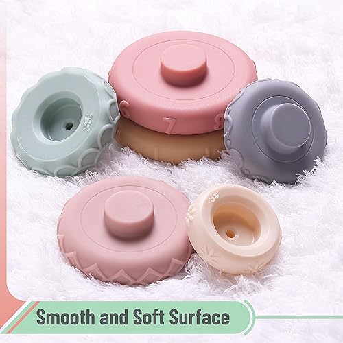 Miniatura 7 de Mr. Pen Anillos apilables de juguete - 6 piezas, anillos apilables para bebés