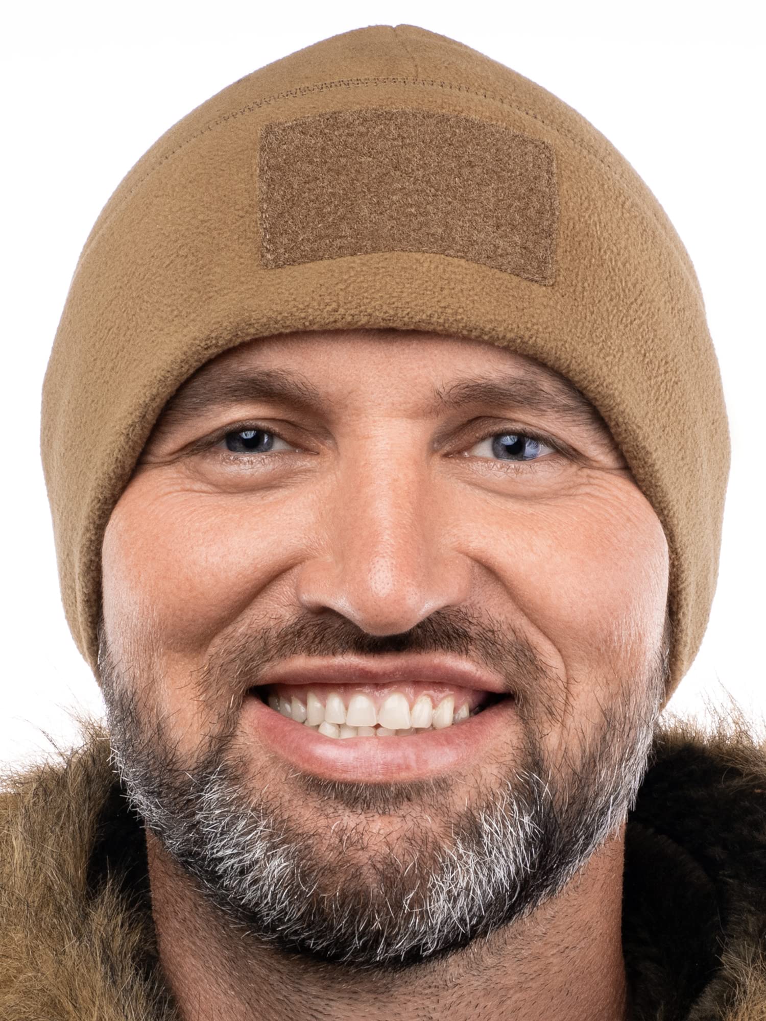 2SBR 2SABERS Fleece Winter Warm Watch Cap - Mens Outdoor Cold Weather Skull Beanie Hat Black